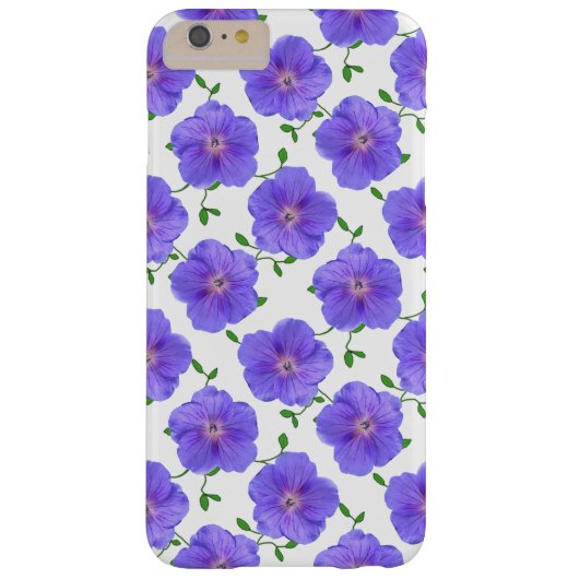 ガーデンブルーゼラニウム花の色 Case-Mate iPhoneケース (裏面)