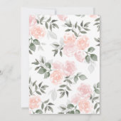 ガーデンブルームズブライダルシャワー招待状 招待状 (裏面)