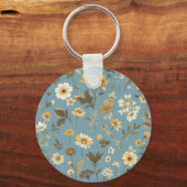 ガーデンブルー開花バッグ キーホルダー (裏面)