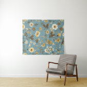 ガーデンブルー開花 タペストリー (インサイチュ(横))