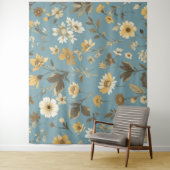 ガーデンブルー開花 タペストリー (インサイチュ)