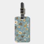 ガーデンブルー開花 ラゲッジタグ (正面縦)