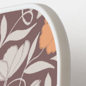 ガーデンブーケパターンピックボールパドル ピックルボールラケット (左詳細)