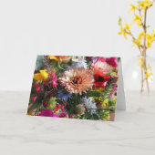 ガーデンブーケ カード (黄色い花)