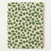 ガーデンプランボホ自然素朴グリーンタン プランナー手帳 (裏面)