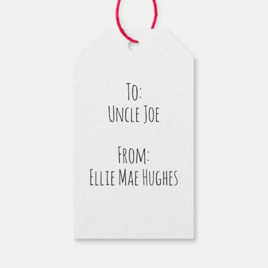 「ガーデンプロデュースのビーエプンカスタム ギフトタグ (裏面)