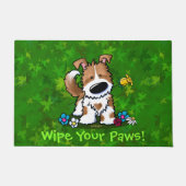 ガーデンヘルパーかわいい犬の姿 ドアマット (正面)