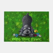 ガーデンヘルパーコッカースパニエル犬Doormat ドアマット (正面)
