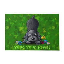 ガーデンヘルパーコッカースパニエル犬Doormat