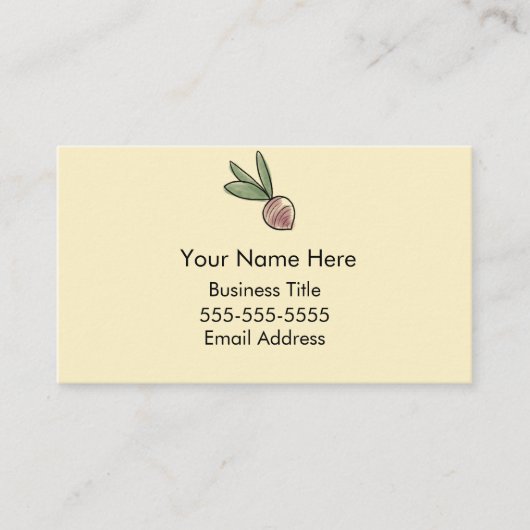 ガーデンベジタブルプロフェッショナル 名刺 (正面)