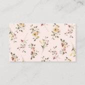 ガーデンベビーシャワーおむつラッフル エンクロージャーカード (裏面)