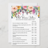 ガーデンベビーシャワーゲームと回答5 x 7サイズ 招待状 (正面)