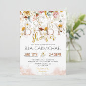 ガーデンベビーシャワー招待状 招待状 (スタンド正面)