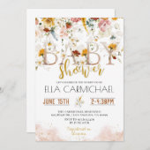 ガーデンベビーシャワー招待状 招待状 (正面/裏面)