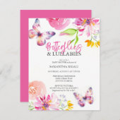 ガーデンベビーシャワー招待状 招待状 (正面/裏面)