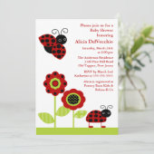 ガーデンベモダンビーシャワー招待状 招待状 (スタンド正面)