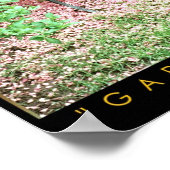 ガーデンベンチ ポスター (角)