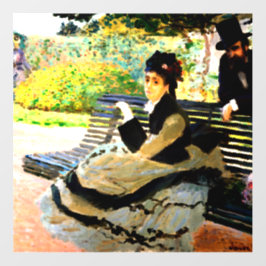 ガーデンベ絵画ンチの有名なカミーユ・モネ フロアシール
