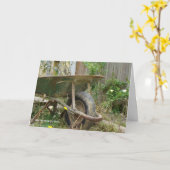 ガーデンホイールバロー カード (黄色い花)