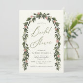 ガーデンボタニカルブライダルシャワーパーティの招待状 招待状 (スタンド正面)