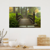 ガーデンポスタ日本のーの木橋 ポスター (キッチン)