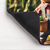 ガーデンマウスパッドで愛らしいマウス農家 マウスパッド (コーナー)