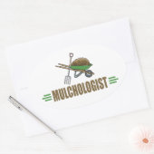 ガーデンマルチング 楕円形シール (封筒)