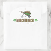 ガーデンマルチング 楕円形シール (バッグ)