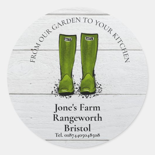 ガーデンマーケットのジャガイモのベビーボックスを生産 ラウンドシール (正面)