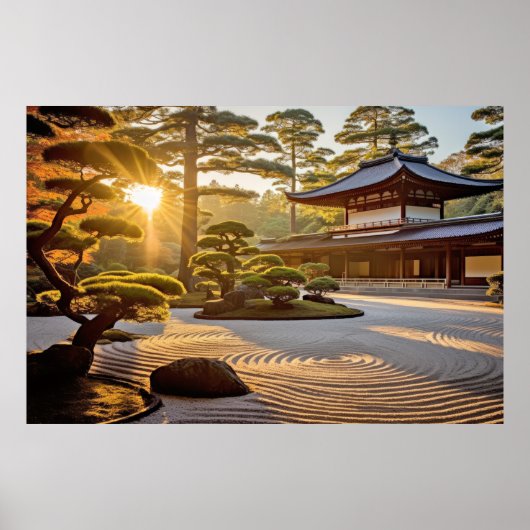 ガーデンメディテーション穏やかな平和 ポスター (正面)