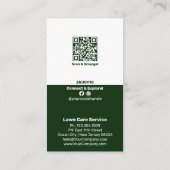 ガーデンメンテナンスサービス　10％オフをお楽しみください！ 割引カード (裏面)