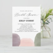 ガーデンモダンウォーターカラーブライダルシャワー招待 招待状 (スタンド正面)