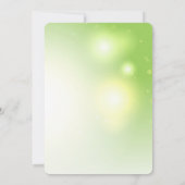 ガーデンモダンストーリーブックフローラベビーシャワー 招待状 (裏面)