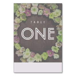 ガーデンモダンヘレボアテーブル番号 テーブルナンバー