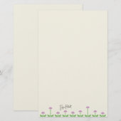 ガーデンモダン 便箋 (正面/裏面)