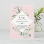 ガーデンユーカリプトゥスグリーンダスティピンク結婚ズ (スタンド正面)