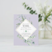 ガーデンユーカリ緑DUSTYパープル結婚ズ (スタンド正面)