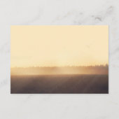 ガーデンライトの木の rustic ウェディング RSVP (裏面)