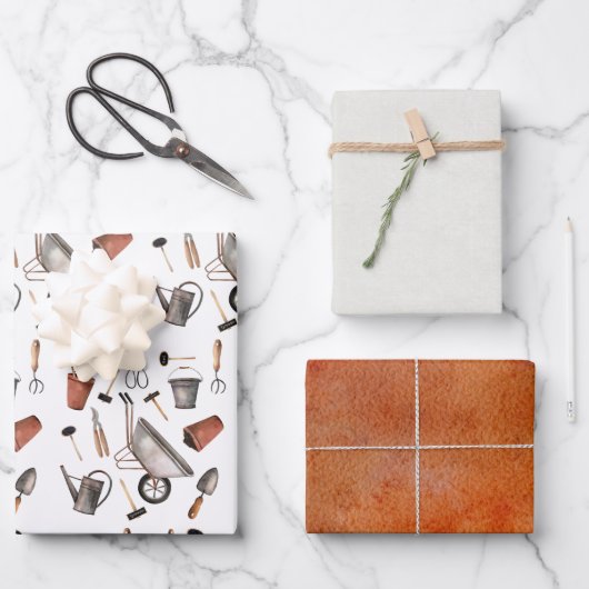 ガーデンライフガーデニングツールSilTerラッピング紙 ラッピングペーパーシート (正面)