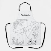 ガーデンライフ絵を描ズ エプロン (正面)