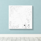 ガーデンライフ絵を描DIY キャンバスプリント (インサイチュ (ウッドフロア))