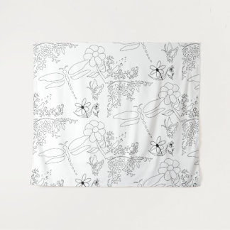 ガーデンライフ絵を描DIY タペストリー