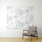 ガーデンライフ絵を描DIY タペストリー (インサイチュ(横))