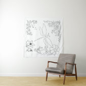 ガーデンライフ絵を描DIY タペストリー (インサイチュ(横))