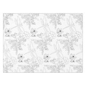 ガーデンライフ絵を描DIY テーブルクロス (正面(横))