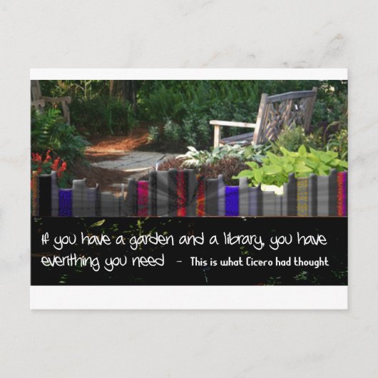 ガーデンライブラリー ポストカード (正面)