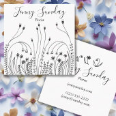 ガーデンラインアートフローリスト スクエア名刺