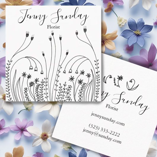 ガーデンラインアートランドスケープ園芸 スクエア名刺