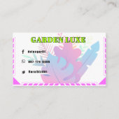 ガーデンラックスフローラ 名刺 (裏面)