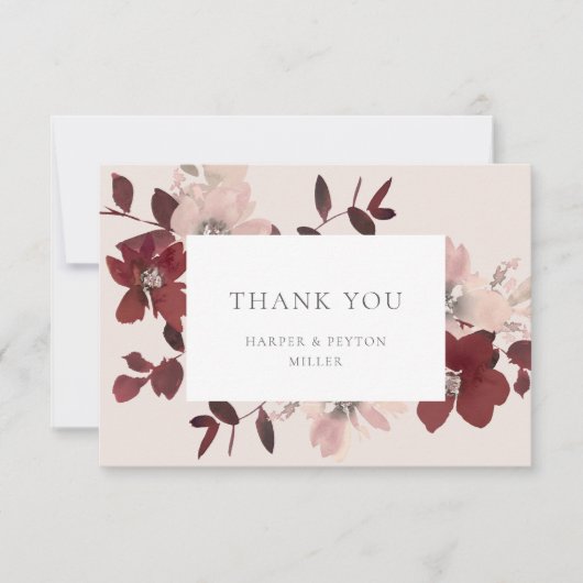 ガーデンラブフラットサンキューカード サンキューカード (正面)